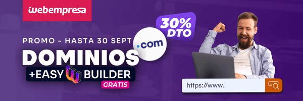 Promo dominios .com marzo 2025