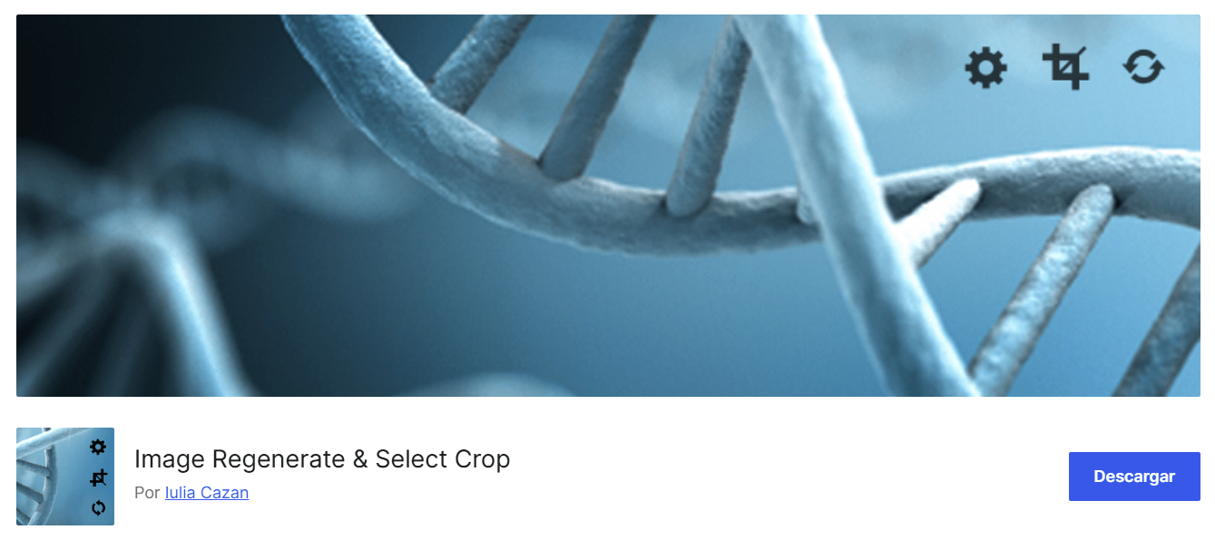 Plugin Image Regenerate & Select Crop