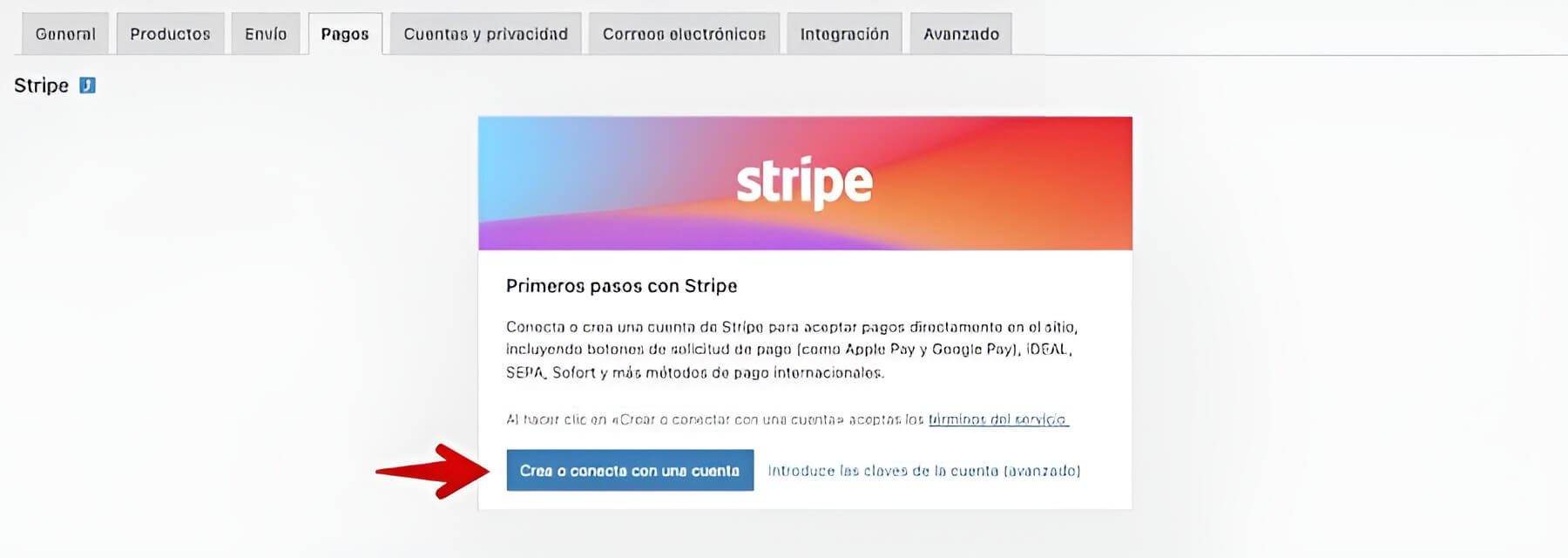 Primeros pasos con Stripe