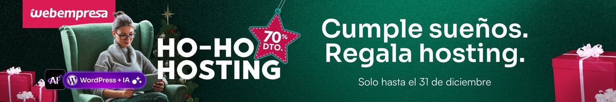 Promo hosting Webempresa julio 2025