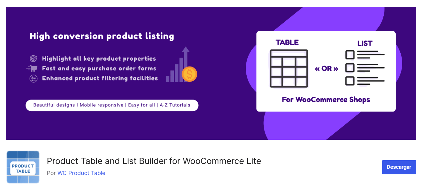 tablas-wp-05 Plugin WooCommerce Product Table Lite