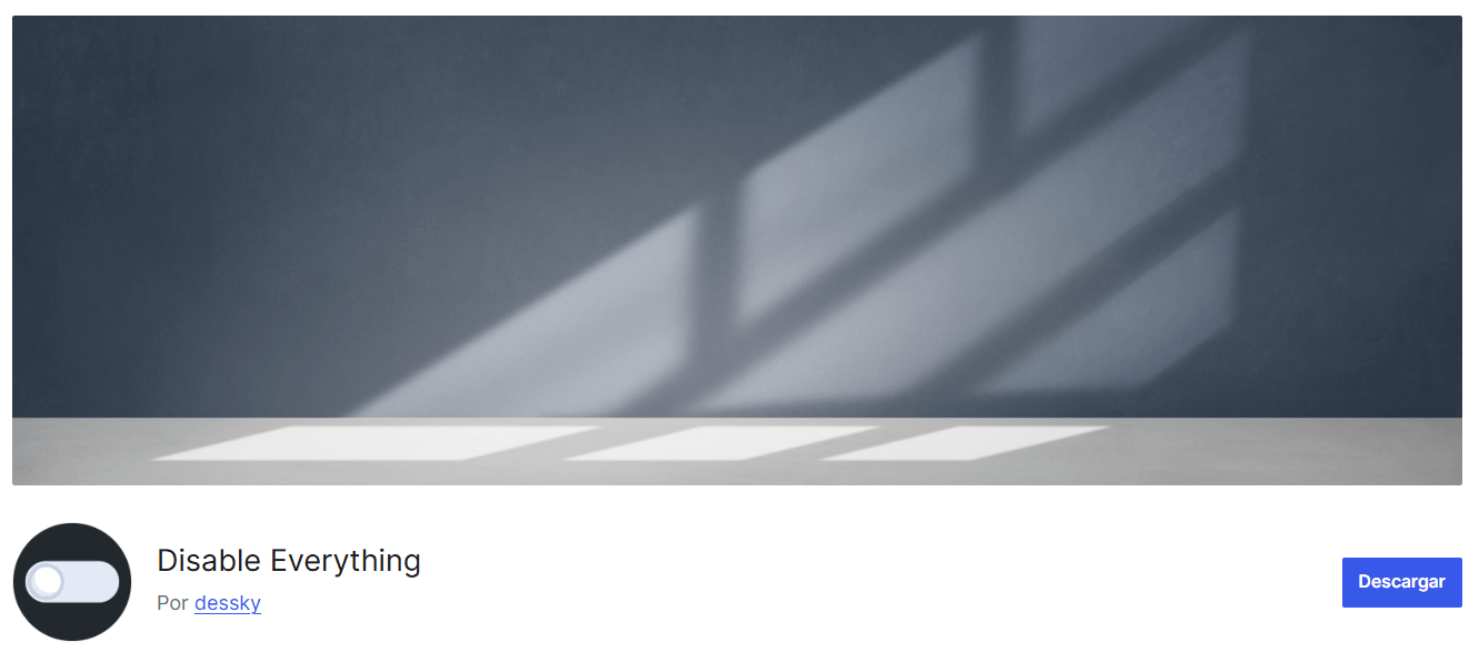 plugin-rss-05 Plugin Disable Everything