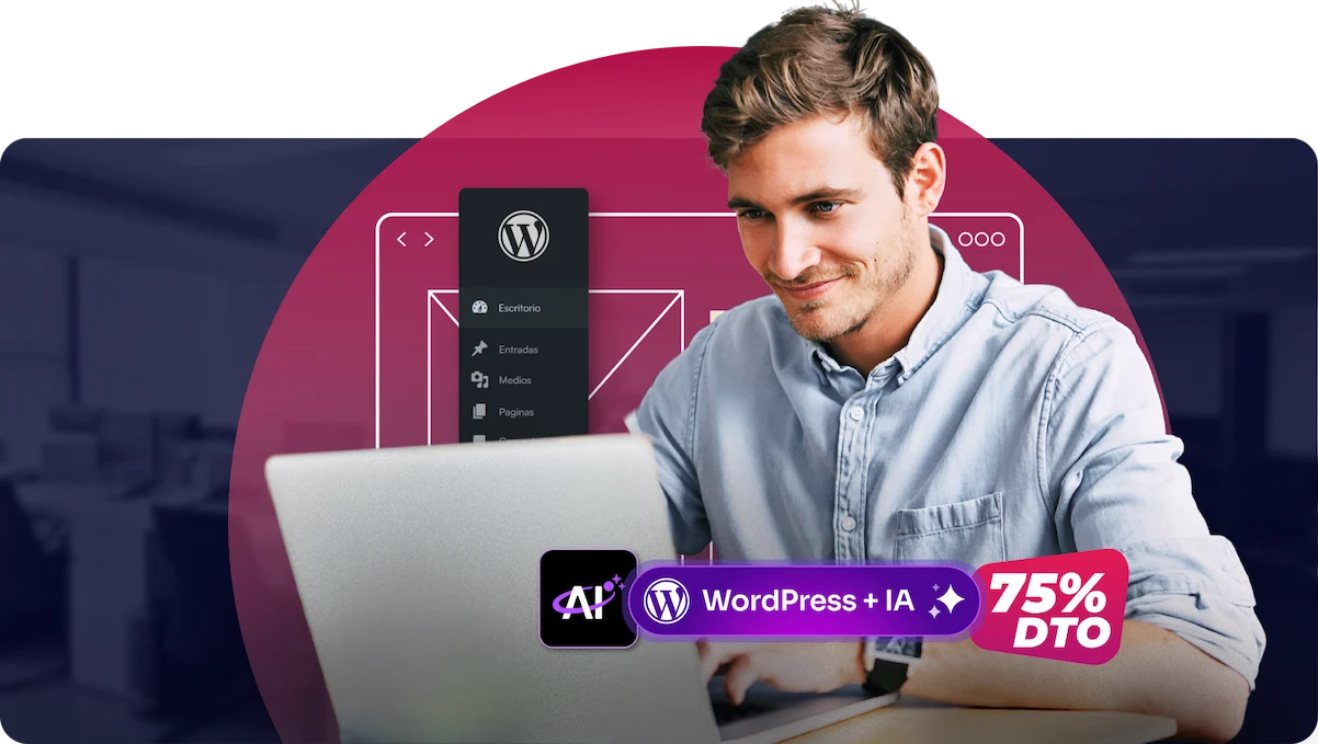 Hosting y dominios para tu web - Mujer trabajando en su portátil