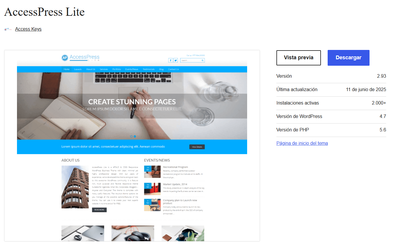 tema-accesspress Tema AccessPress Store
