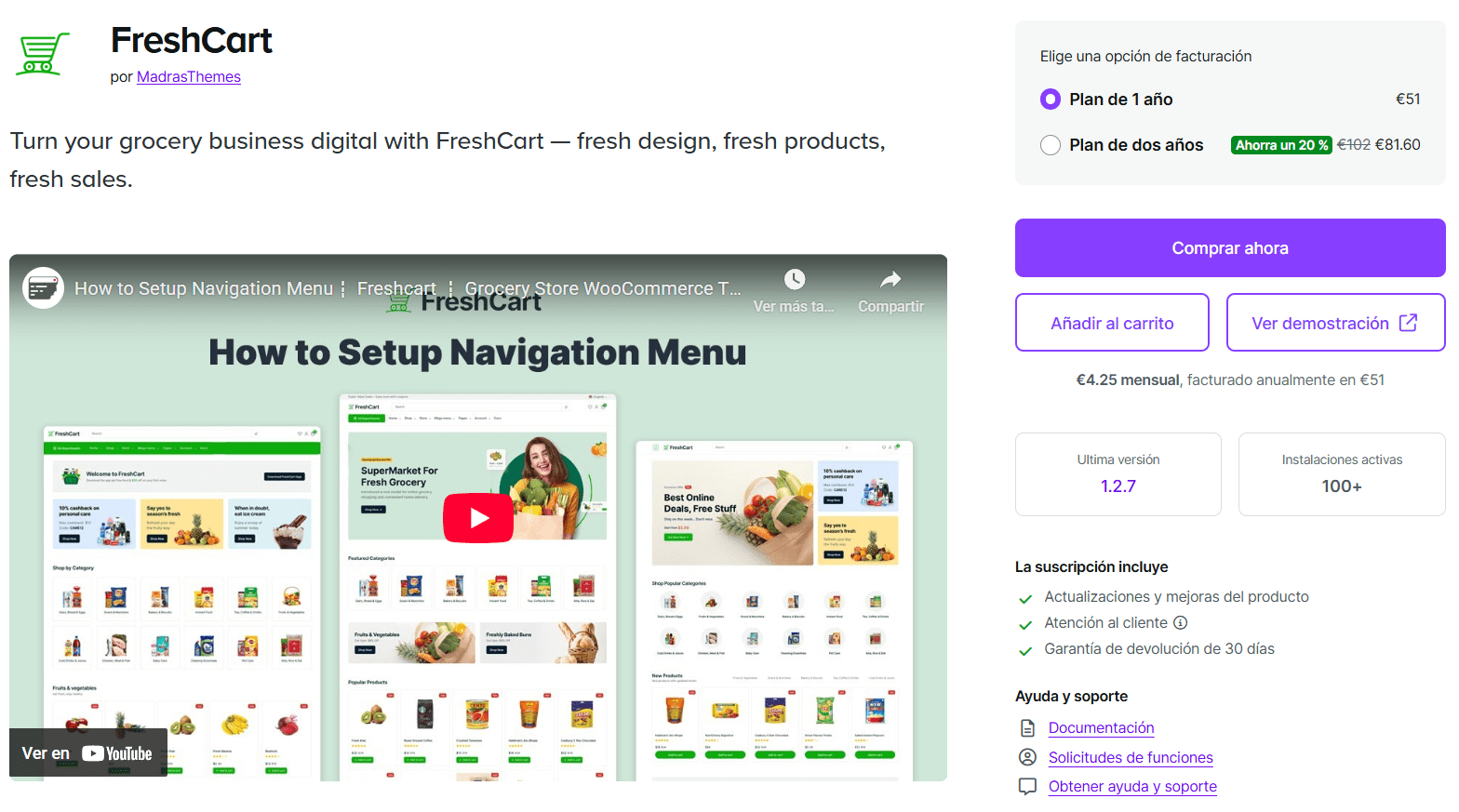 tema-freshcart Tema FreshCart