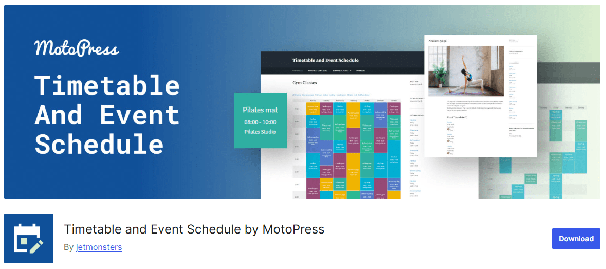 Timetable-and-Event-Schedule timetable plugin