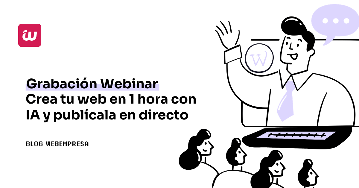Webinar WordPress con IA: crea una web desde cero paso a paso + grabación completa
