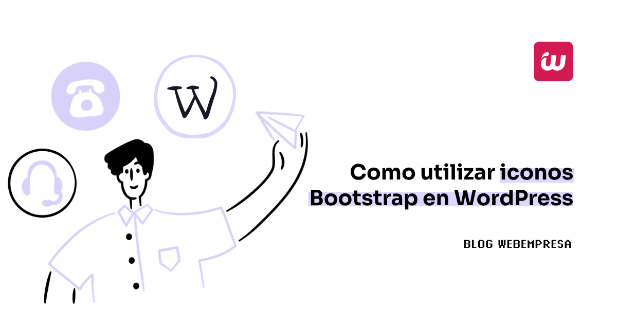 Como utilizar iconos Bootstrap en WordPress