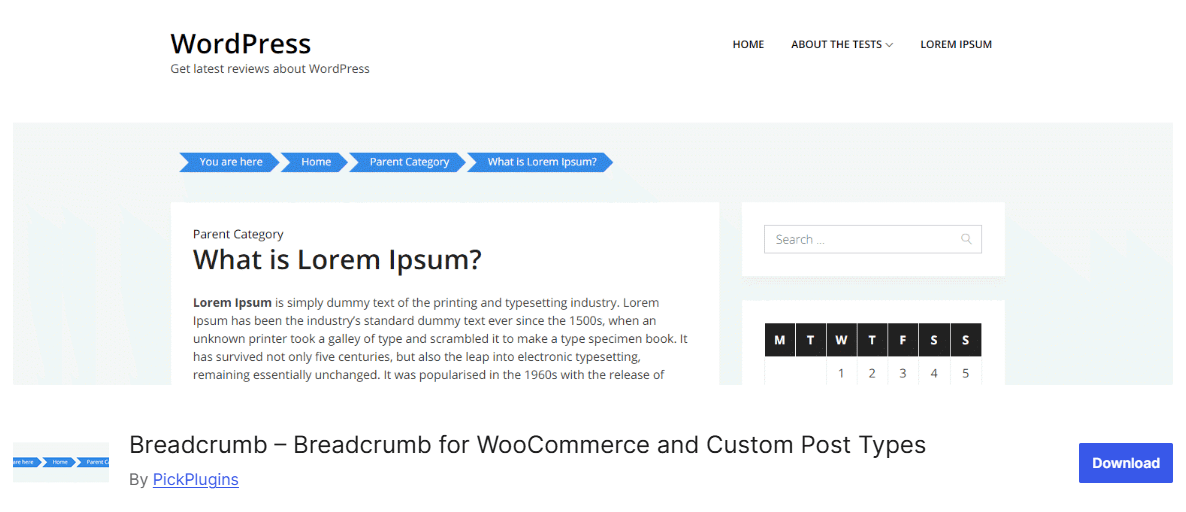 Breadcrumb breadcrumb plugin