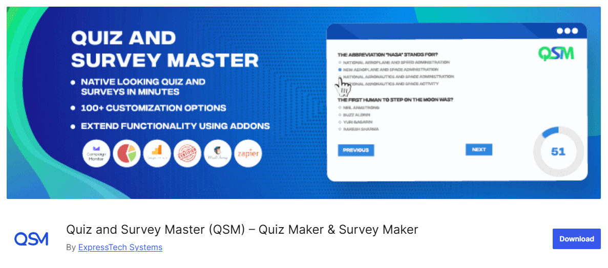 Quiz-and-Survey-Master-QSM QSM plugin