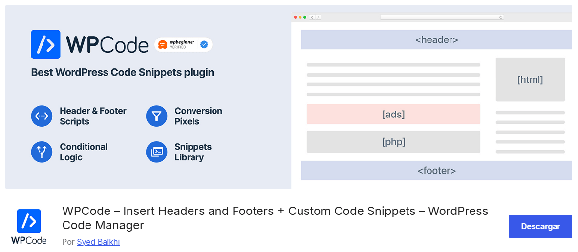 WPCode wp code