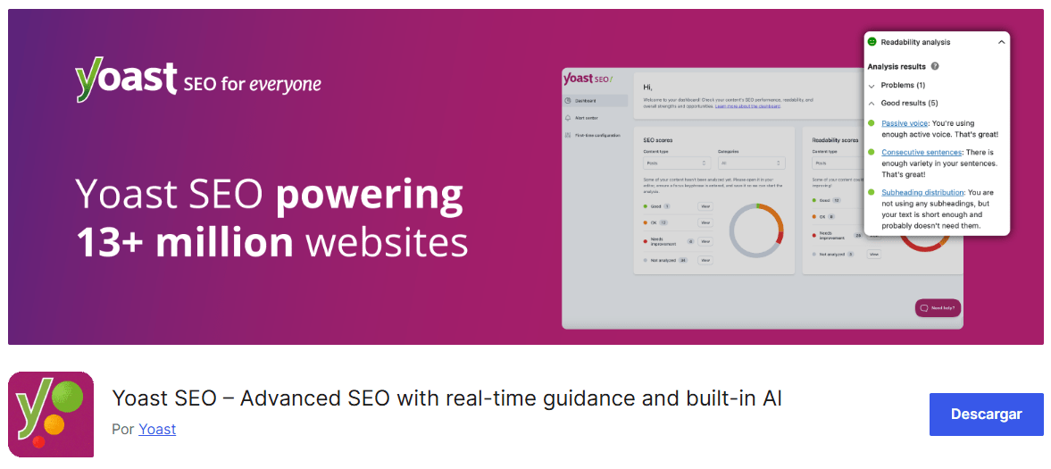 Yoast-SEO Plugin yoast seo