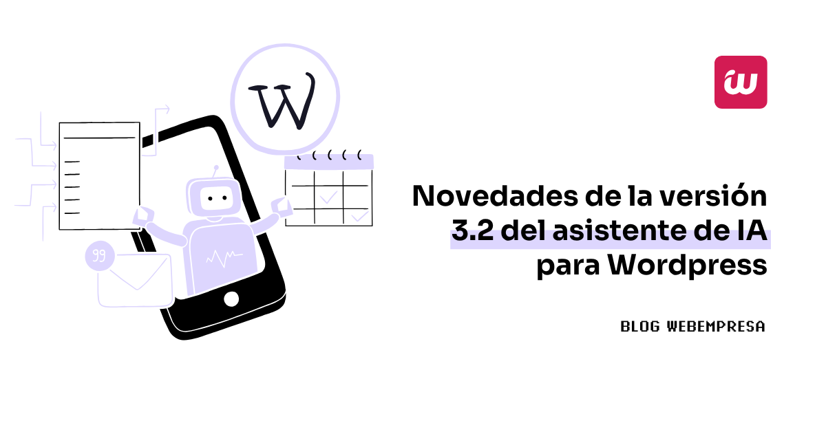Nueva versión 3.2 de la IA de WordPress: mejoras en diseño, y gestión de plugins de terceros
